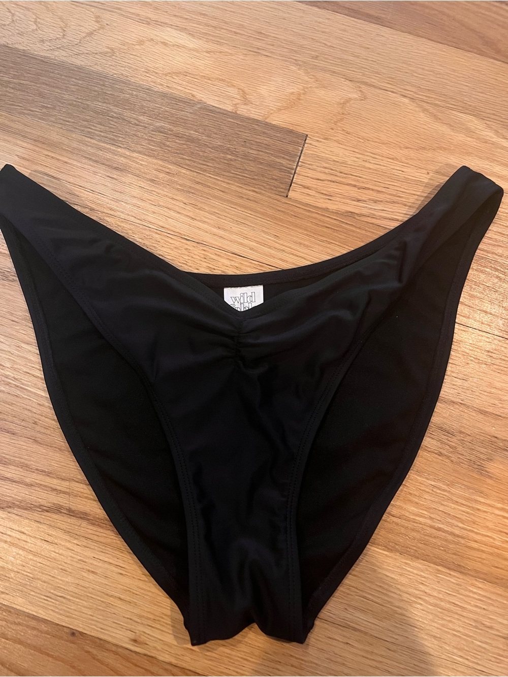 wild fable Black High-Waist Bikini Bottom